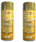 PEBBLE HUG 200 ml Metallic Gold Spray Paint Multipurpose Use Spray For Metal, Wooden Furniture, Interior And Exterior Decoration, Long-Lasting, Shimmering Finish (Pack of 2)
