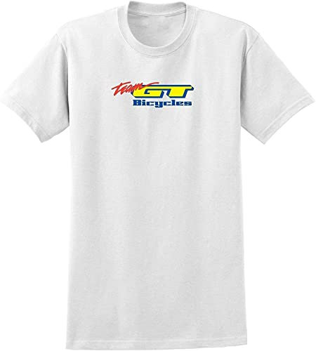 Gt Bicycle Men T Shirt Mountain Bike Race Road Cycling MTB Black White Retro Size L