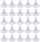 OPDUO 25 pcs Aquarium Fish Tank Suction Cup Sucker Holders for Air Line Tube Hose Pump,Suction Aquarium Suction Cups Airline Suction Cup for Fish Tank Tubing Clear Holders Clips Clamps