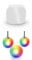 innr Smart Kugellampe und Bridge, Zigbee, Funktioniert mit Alexa, White & Color, Wegeleuchten außen, IP65 wasserdicht, LED Sockelleuchte, Komplettset (3-Pack + Bridge)