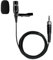 Replacement Lavalier Lapel Microphone for Sennheiser SK-XSW-A Bodypack Transmitter, Cardioid Condenser, Black 3.5 mm (1/8 in) TRS