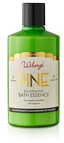 WIBERG'S Pine Bath Essence - Invigorating and Relaxing Bath Additive with Essential Oils of Pine Needles and Capsicum for Muscle Soothing Relaxing Bath Time, 300ml
