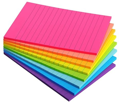 360 Stück Etiketten Selbstklebend, 100x150 mm, 8 Farben, 45 Blätter pro Heft, Aufkleber zum Beschriften, Klebeetiketten, Beschriftungsetiketten, Sticker, Beschriftung, Labels, Etikett (Mix)