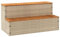Xichuzi Bordo per Vasca Idromassaggio Beige Polyrattan&Massello Acacia-4103946