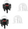 Gosknor 2 Lampadine Primer Ricambio e 2 Pompa Innesco Carburatore a Innesto Rapido, Compatibili con Walbro 188-512 WT-23A Zama 0057003 0057004 0057025 Motosega Soffiatore Decespugliatore