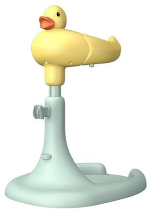 Aziamor Qua Qua Supporto per Vasca da bagno o Doccia Torre regolabile per Alzarsi in Piedi e favorire la pulizia del Bambino con base antiscivolo