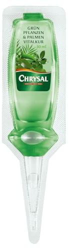 Chrysal Grünpflanzen und Palmen Vitalkur - 30 ml Gebrauchsfertiger Dünger, Blister einfach in die Erde stecken