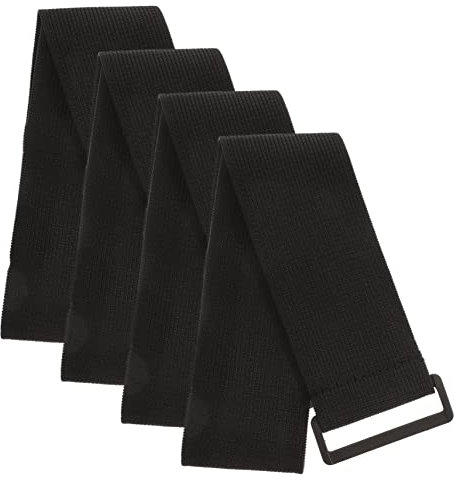 Tofficu 4pcs 50x500mm Elastic Hook and Loop Cinch Straps Cord Management Strap for Electronics Cable Tie Multipurpose Adjustable for Phone Pouch and Luggage