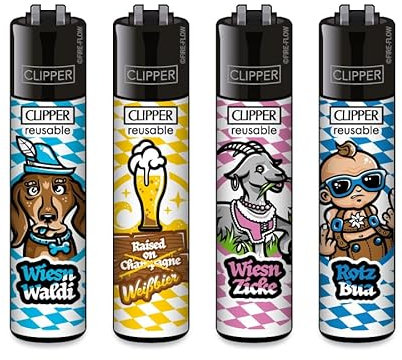 Clipper Feuerzeuge Bayern #2 (FFX - Limited Edition, 4er Set), Sonderserie 2025