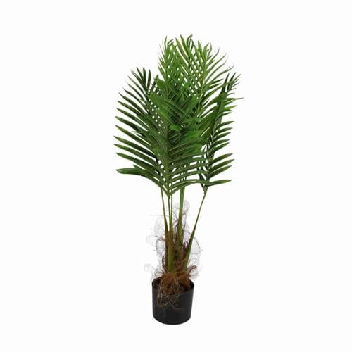CFTGIW 90 Cm 3ft LED LED Leuchtete Palmbaum Solar Angetrieben, Künstlich Beleuchtete Palme für Terrasse Schwimmbad Hawaii Jungle Party Bar Seaside Courtyard Tree Menschen LEGED PALZE