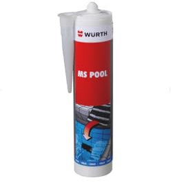 Autocollant structurel MS Pool – Mastic élastique polyvalent | Résistant à l'humidité, aux UV et aux contraintes | Pour piscines, nautique, construction | + porte-clés offert | Italy Shop Service
