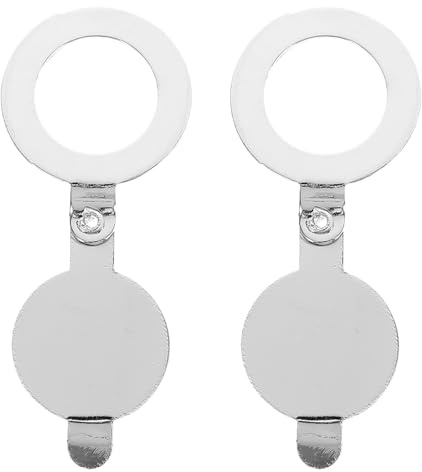 OKUMEYR 2pcs Replacement Door Viewer Peephole Cover with Copper Material and Privacy Protection Easy Installation for Window and Door Use in Home or Office Compatible with Peephole Camera