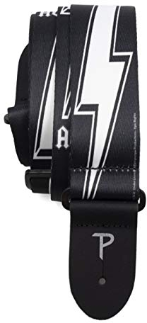 Perri's Leathers Ltd. - Gitarrengurt - Polyester - AC/DC - Einstellbar - Für Akustik-/Bass-/Elektro-Gitarren - Made in Canada (PLLPCPDC)
