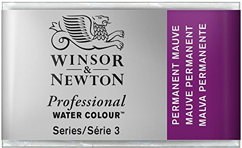 Winsor & Newton Professional Water Colour Paint Whole Pan, Permanent Mauve
