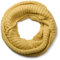 styleBREAKER Unisex Feinstrick Schal, einfarbiger Loop Schlauchschal, Feinripp Winter Strickschal, Loopschal 01018112, Farbe:Senf
