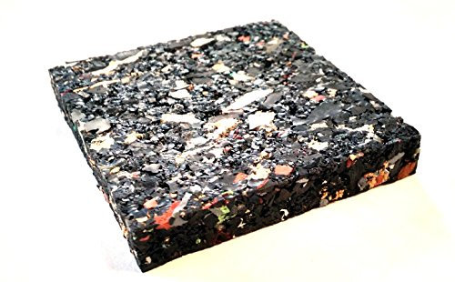 Auflage-Pads für Terrassenbau 60x60mm, Terrassenpads, Gummigranulat (5 mm / 50 Stk)