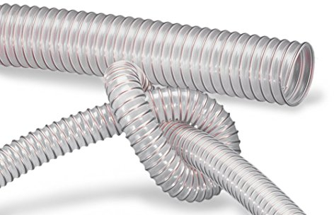 Antistatischer Saugschlauch aus PU, lebensmittelgeeignet, Durchmesser 60 mm, 10 m, 35000600000-0000001000