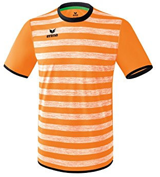 Erima Barcelona Maillot de Football Homme Orange Fluo/Noir FR : L (Taille Fabricant : L)