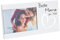 Brandsseller Bilderrahmen Fotorahmen - Beste Mama der Welt - mit Spiegelherz 25x13x1,5 cm Matt-Weiß