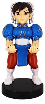 Cable Guys - Capcom Street Fighter Chun Li Gaming Accessories Holder & Phone Holder for Most Controller (Xbox, Play Station, Nintendo Switch) & Phone