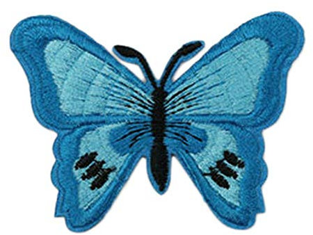 Parches para ropa, adhesivos, bordados a mano, con diseño de mariposas, para coser o planchar, accesorios de ropa, manualidades, resistente y económico