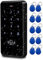 LUCINE Tastiera RFID con pannello touch screen da 3000 utenti impermeabile definitivo, codice PIN, Wiegand 26, apriporta per blocco porta con controllo accessi indipendente + 10 carte chiave RFID