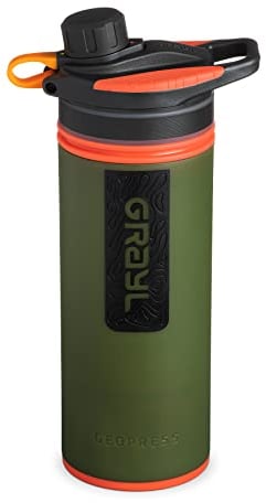 Grayl GeoPress Water Purifier Bottle - Oasis Green