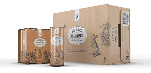 Lyre's Amalfi Spritz - Alkoholfreies Mixgetränk, trinkfertig, Packung mit 24 Dosen à 250 ml
