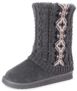 MUK LUKS Damen Cheryl Stiefel, GRAU, 38 EU