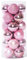 6CM Weihnachtsdeko Weihnachtskugeln,24 Stücke Kunststoff Weihnachtsbaum Kugeln Christbaumkugeln Weihnachtsbaum Deko Anhänger Baumschmuck Ornamente Christbaumschmuck für Weihnachtsdekoration,Rosa