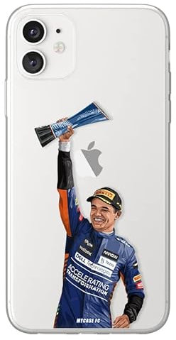 MYCASEFC Coque Lando Norris Wiko Y60 en Silicone Housse F1 Formule1 pour Smartphone Imprimée en France en TPU