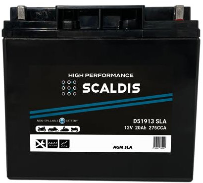 Batterie moto SCALDIS HP D51913 SLA 12 V 20 AH 275 AMPS