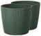 Tymar Blumentopf,Übertopf, 2er-Pack, Runde Form ((2pack) Grün, ø 35 cm)