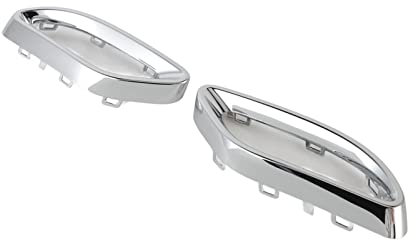 Glänzende Chrom-Auspuffblenden für A B C E GLC CLS-Klasse