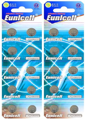 20 x AG0 LR63 LR521 379 Alkaline Knopfzelle
