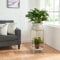 [en.casa] Porte-Plantes Style Intemporel avec Cache-Pot Support de Plantes pour Intérieur Étagère à Fleurs pour Salon Chambre Métal 60 x 27 x 27 cm Beige