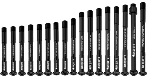 GRQUSTO 1,5 mm Gewindesteigung vorne hinten Steckachsen für Rennrad, Mountainbike, Federgabel, starre Gabeln und Fahrradrahmen, 6061 Aluminiumlegierung, Boost Through Achse: 12 mm x 157 mm