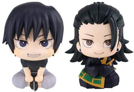 Anjinguang Geto Suguru Fushiguro Toji Figure Statue Anime Action Figur 10cm Mini Look Up Figuren Desktop Decoration Model Collection Gifts for Fans