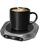 MQUPIN Mug Warmer for Desk with 3 Temp Settings (55℃/65℃/75℃), Auto-Off for Coffee, Tea & Milk (Grey)