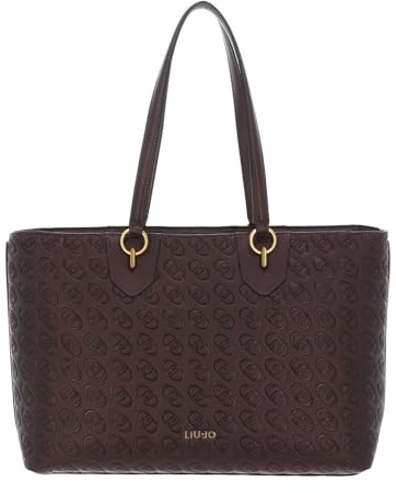 LIU JO Adonide ECS Tote Bag Brown Stone Met