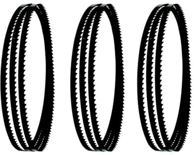 3pcs 98 Inch X 1/2-Inch X 4 T Bandsaw Blade, High Abrasion Resistance Bandsaw Blades for Cutting Wood