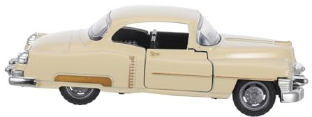 KOMBIUDA Rennwagen Retro 2 STK Automodell Aus Legierung Slotcars Für Den Tisch Automodelle Antiquität Antikes Automodell Alter Pickup Automodell Zur Dekoration Ancienne -verzierung Rc Beige