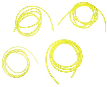 Sosoport 4stücke Kraftstoffleitung Schlauch Für Rasenmäher Rasentrimmer Öl Schläuche Rohre Hochwertiges Gummimaterial Einfache Installation