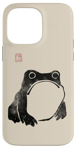 Matsumoto Hoji Frog, Japanese Woodblock Case for iPhone 14 Pro Max