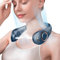 Ventilateur Brumisateur Portable,Ventilateur de Cou Sans Pale et Mains Libres avec Flux d’air à 360°,Collier Ventilo Personnel Casque Ventilateur a Pile 5 Niveaux,Cadeau Pour Femmes et Hommes Bleu