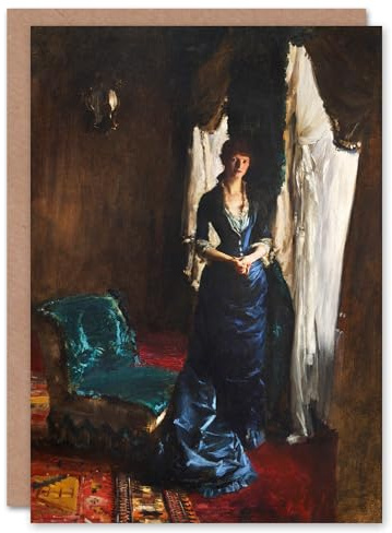 Artery8 John Singer Sargent Art Card Madame Paul Escudier Portrait