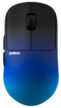 Pulsar Gaming Gears X2H Crazylight Gaming-Maus kabellos, Mittel, BadSeed | Ultraleicht 1.51 oz (43g), Symmetrisch, Nach innen gewölbte Seiten, Relaxed Claw/Claw Grip, XS-1, 32K DPI, 8K