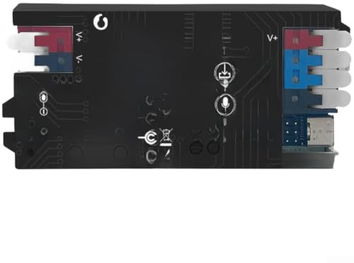 für esp32 LED Streifen Controller WLAN für wled App Steuerung Musik Reaktion für WS2812B RGB für matrix DIY Beleuchtung 109mm(GL-C-016WL-D Black)