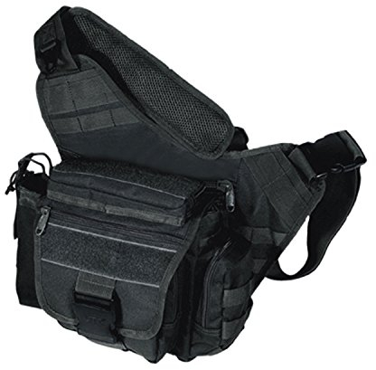 UTG Taktische Tasche Multi Functional Tactical Messenger Bag, Schwarz, PVC-P218B
