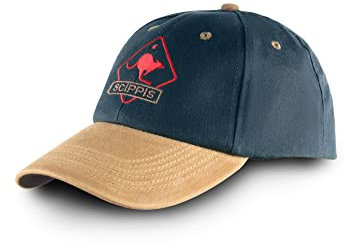 SCIPPIS, OilskinCap, tan/navy, One Size